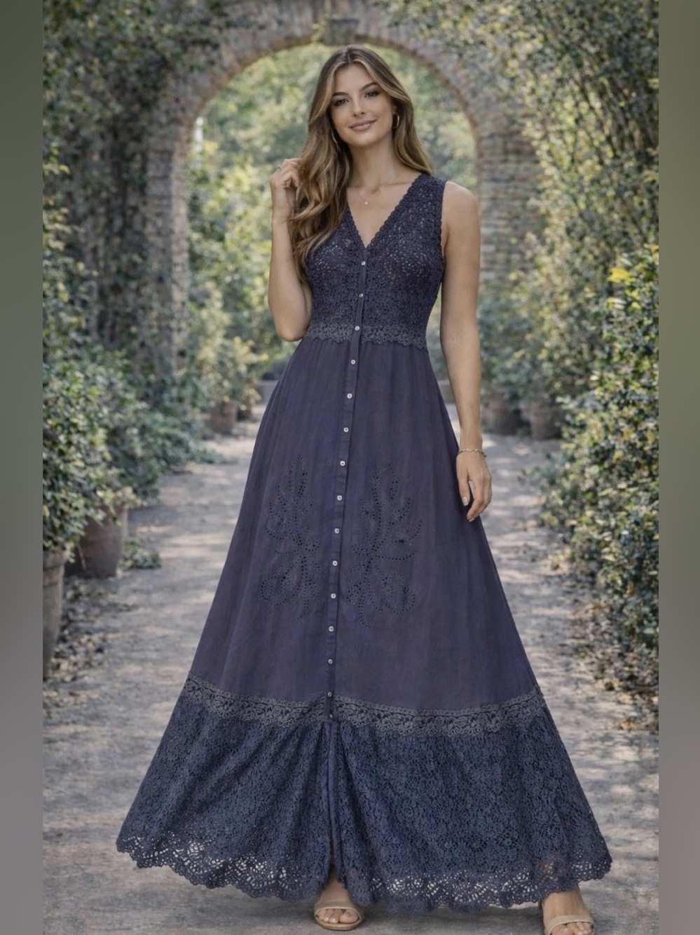 Johnny was Gavin Maxi dress size small - Picture 1 of 5